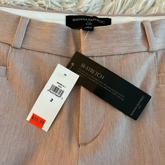LIKE NEW Banana Republic Sloan Pink Work Pants - Picture 5 of 5